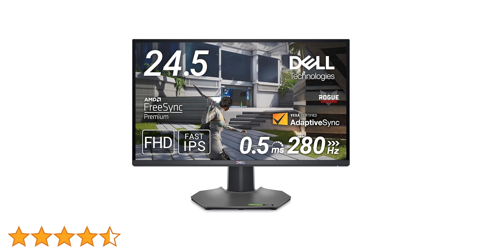 DELLG2524H 24.5インチ FHD モニター 280Hz Dell 25 ゲーミングモニター - G2524H | Dell 日本